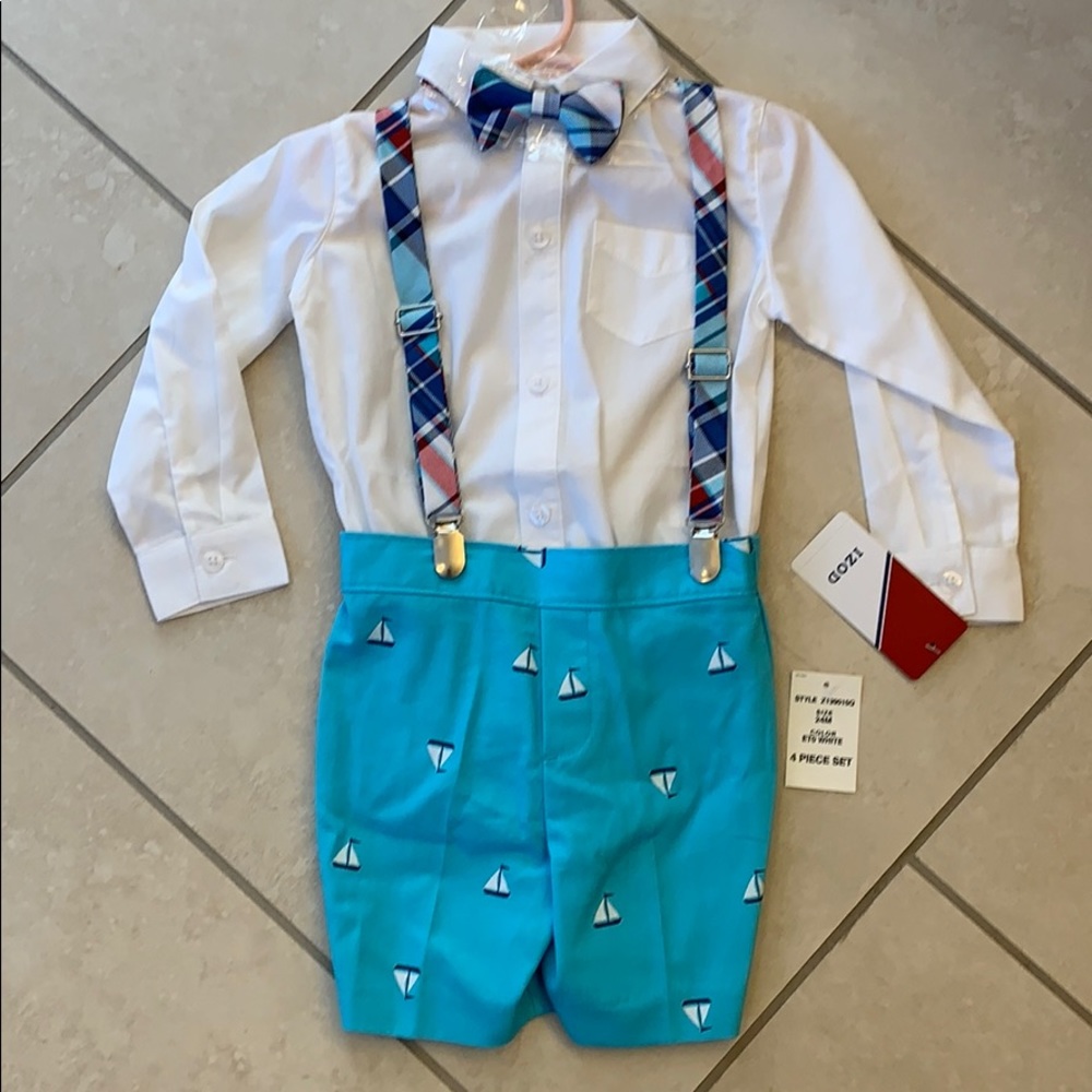 Izod Boy’s Shortie Outfit w/ Matching Accessories